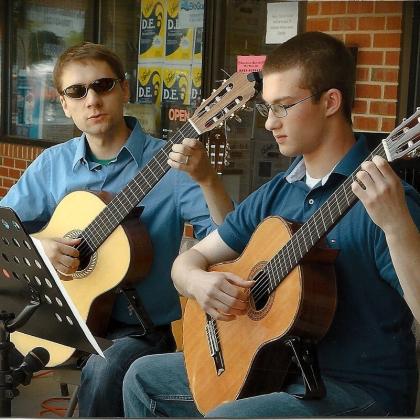 John teaching guitar in Mechanicsville VA