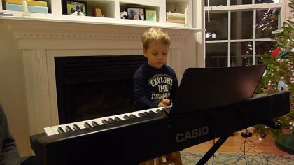 Boy taking music lessons in Mechanicsville VA