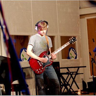 John recording in Abbey Road Studios